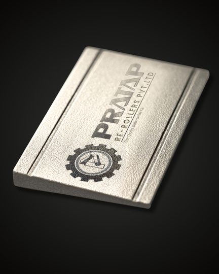 Pratap Steels — Metal business card